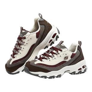 【全球购严选】斯凯奇奶茶熊女鞋厚底熊猫老爹鞋黑糖烤奶149906