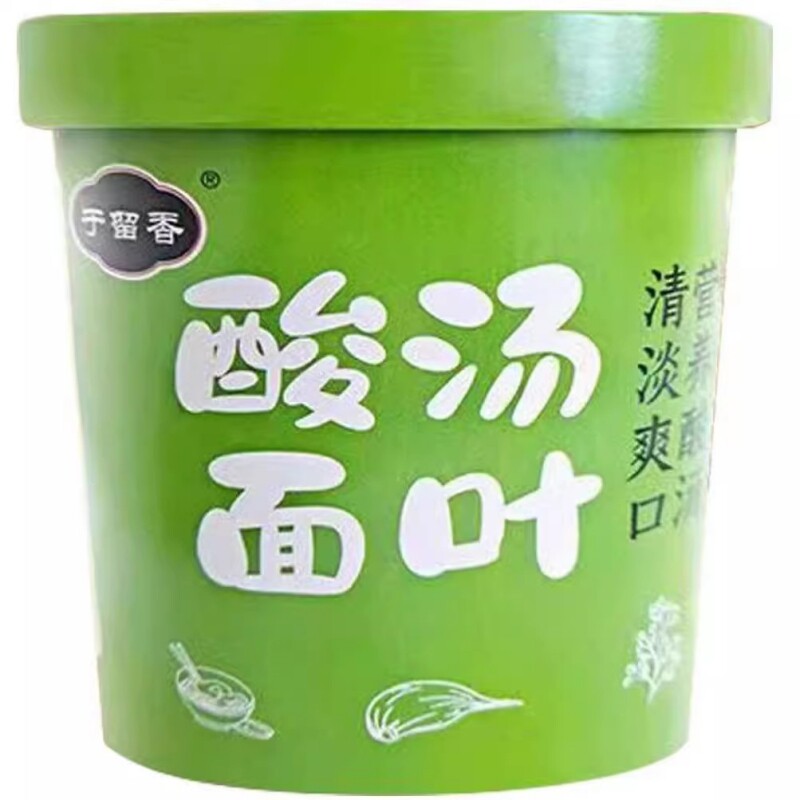 酸汤面叶免煮非油炸桶装健康
