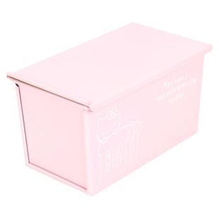 学厨KITTY不粘450g滑盖吐司盒家用烤箱带盖土司面包烘焙模具