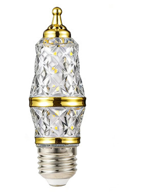 LED全光谱护眼蜡烛灯泡E27家用无频闪E14小螺口12w16w 水晶吊灯泡