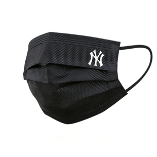 明星同款NY时尚口罩女高颜值男潮款一次性独立装黑白三层加厚款