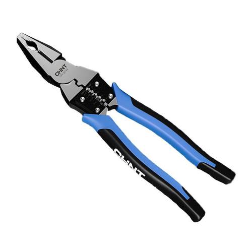 正泰老虎钳电工专用家用省力钢丝钳多工功能电缆钳工业级尖嘴钳子