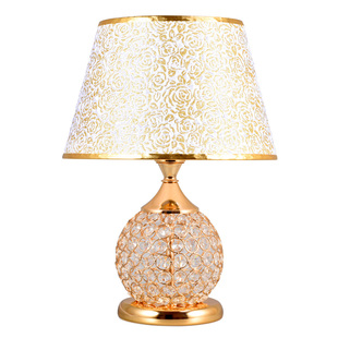 水晶台灯卧室床头柜灯结婚高级感轻奢2025新款高端氛围主卧小夜灯