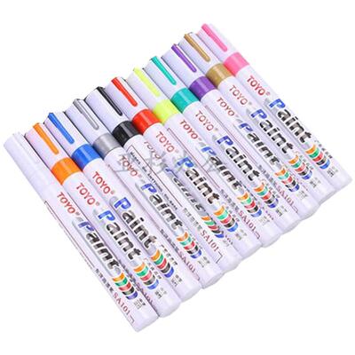 TOYO东洋油漆笔轮胎白色防水