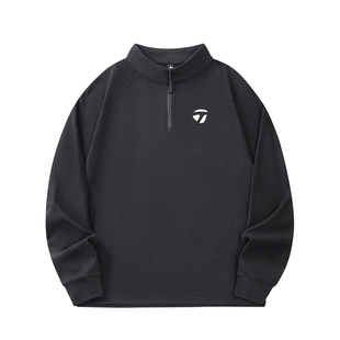 泰勒梅高尔夫男装男士长袖T恤卫衣秋冬季立领训练户外运动打底衫