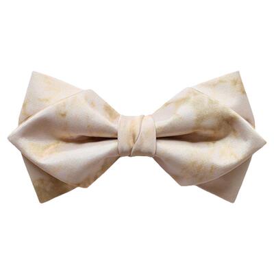 米黄色领结煲呔婚礼正装商务男士