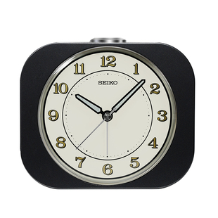 SEIKO日本精工新品时钟学生宿舍闹表夜灯夜光儿童卧室贪睡小闹钟