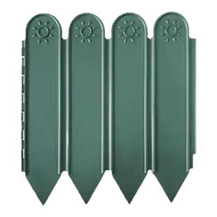 花园围栏栅栏挡土塑料板户外护栏草坪花圃围边菜园花坛隔断小篱笆