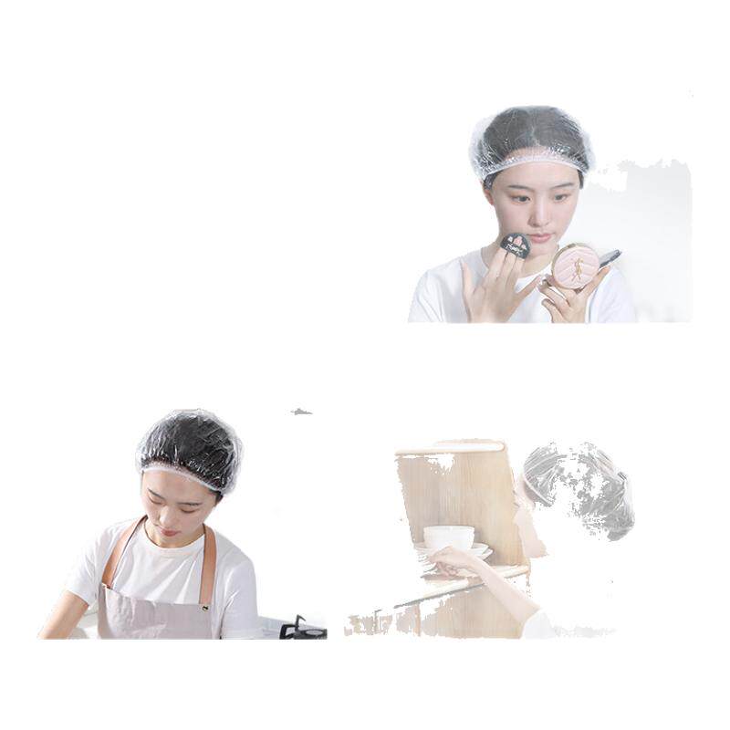 美丽雅防水浴帽淋浴帽护发帽儿童洗头帽搓澡帽洗澡一次性塑料帽