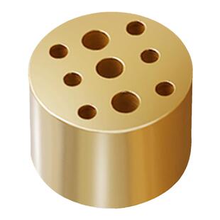 黄铜九孔香插香薰炉家用线香座九孔熏香炉葫芦支架香托禅意摆件