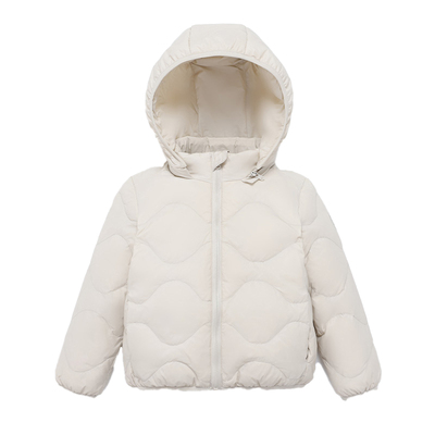 雅鹿轻薄女童羽绒服2025秋冬季中大童中小学生上衣男童外套潮黑色