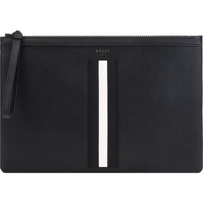 自营牛皮革手拿包Bally