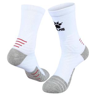卡尔美足球袜男中筒防滑篮足球训练袜毛巾底短筒加厚硅胶运动袜子