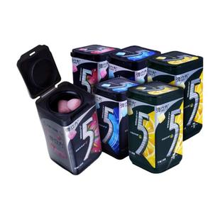 箭牌5弹立方口香糖18粒/罐清新口气糖果休闲零食