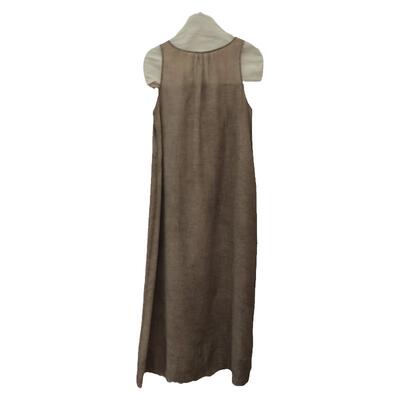 无袖超薄叠穿度假连衣裙