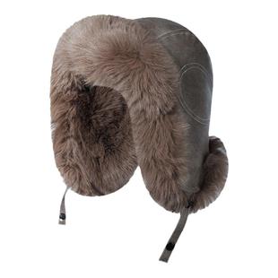 帽子男款冬季保暖防风雪雷锋帽加绒加厚东北户外骑车防寒套头皮帽