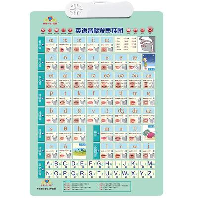 48个英语国际音标有声挂图学生