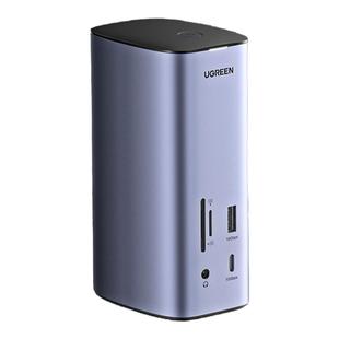 绿联typec桌面扩展坞拓展Displaylink转接HDMI四屏异显DP转USB分线器雷电4多功能适用苹果MacBook笔记本电脑