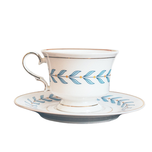 英式下午茶红茶杯情侣对杯ins风复古陶瓷花茶杯单品咖啡杯碟套装