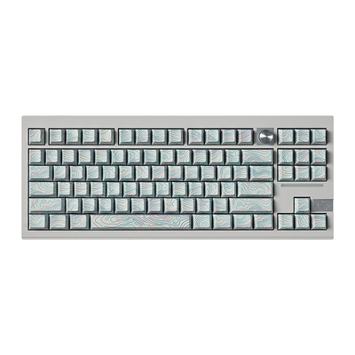 PBT热升华原厂黑/白峡谷侧透键帽