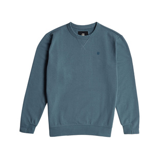 G-STAR RAW男士卫衣毛圈舒适Nifous罗纹圆领舒适纯色上衣D25121