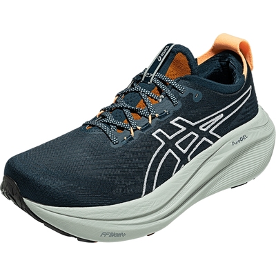 亚瑟士男子缓震透气跑步鞋