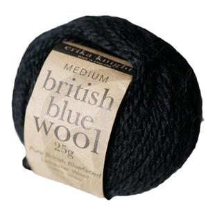 25克一团价英国ERIKA KNIGHT BRITISH BLUE WOOL蓝脸莱斯特羊毛