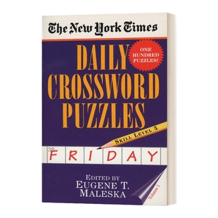英文原版 The New York Times Daily Crossword Puzzles 纽约时报每日填字游戏 星期五 卷一 英文版 进口英语原版书籍