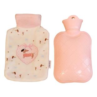 默默爱 热水袋注水女大号热敷暖肚子暖水袋小号灌水暖手宝暖手袋