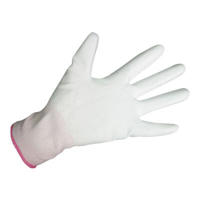 针织尼龙无尘劳保涂层防静电手套