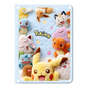 适用苹果ipad平板保护套ipadair7皮卡丘ipad11保护壳mini7带笔槽10代9九8宝可梦ipadpro13英寸air5毛绒3迷你4