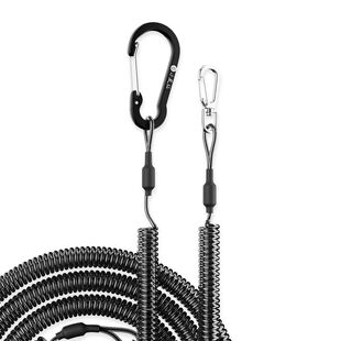 小凤仙钢丝失手绳自动伸缩路亚筏钓控鱼器挂扣防丢钓鱼竿垂钓装备