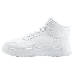 乔丹高帮板鞋男鞋2025冬季新款休闲鞋子加绒保暖二棉鞋皮面运动鞋