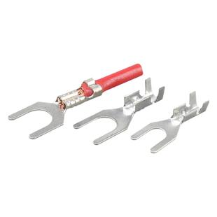 3A叉形接地环片铜鼻子内径3.2线耳4.2连接器接线端子5.2电线接头
