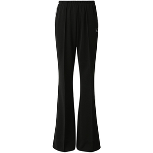 VVNK JANE PLUS“涤纶华夫格面料”宽松微喇长裤子女J334852309A