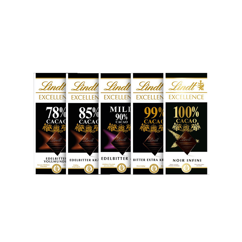 Lindt瑞士莲黑巧克力德国进口