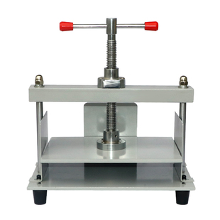 弘文小型压平机a4财务凭证纸币手动压纸器书本铁板a3平压机纸张压平器会计票据压书器纸板压纸机平整器压书板