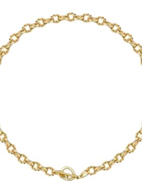 铜镀金女轻奢百搭项链