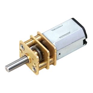 12mm微型直流减速电机3V6V12V金属齿轮低速马达GA12-N20智能小车