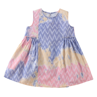 兄妹装儿童夏季衬衫套装男童沙滩2025新款宝宝洋气女童背心连衣裙