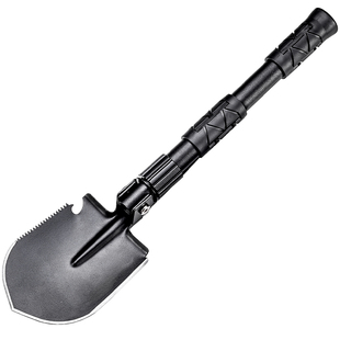 多功能工兵铲折叠便携锄头挖土钓鱼户外车载露营铁锹锰钢加厚铲子