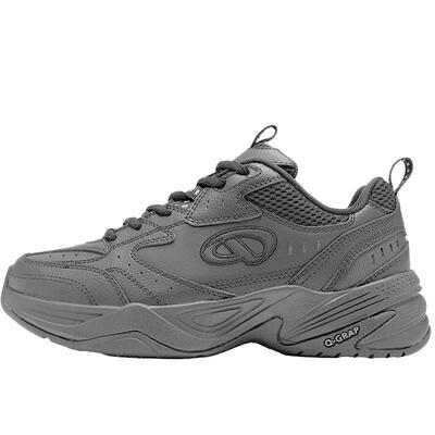 乔丹情侣黑色皮面防水保暖休闲鞋