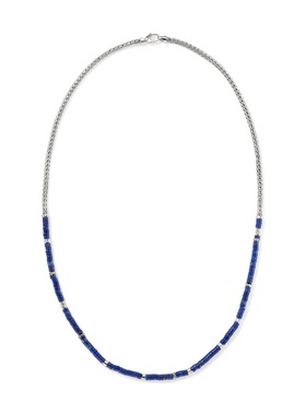 JH青金石银项链串珠小众