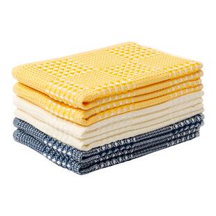 棉田方块华夫格浴巾洗澡大毛巾吸水柔软纯棉今治系列浴巾