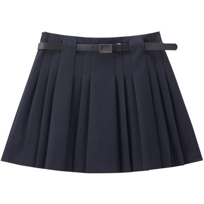 太平鸟含羊毛百褶半身裙