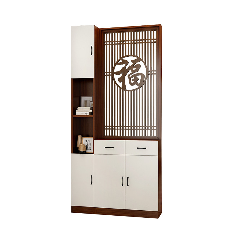 屏风隔断客厅2024新款现代简约正对入户门玄关柜新中式置物架鞋柜