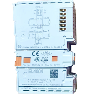 德国倍福模块EL2262 EL3318 EL1098 EL3104 EL2502 EL3164 EL9505