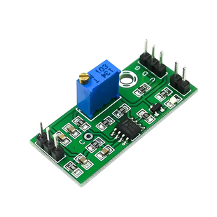 LM393电压比较器模块可调精密信号波形整形高电平双路输出LED指示