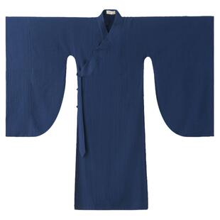 武当道士服女春秋斜襟三清领大袖得罗长袍夏季道袍道姑服装男道装