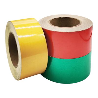 反光色环管道标识贴流向标签